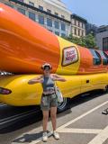 Weinermobile at the BBQ Battle.