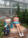 Me and Charlotte and Tiny Adirondacks