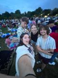 Jenna, Amanda, Evan, and I at the National Mall on the 4th